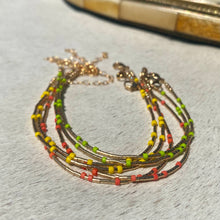 Load image into Gallery viewer, liquid gold bracelet (watermelon)
